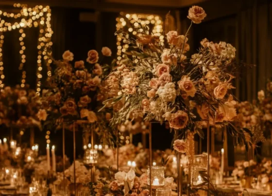 centerpieces at wedding receptions nyt